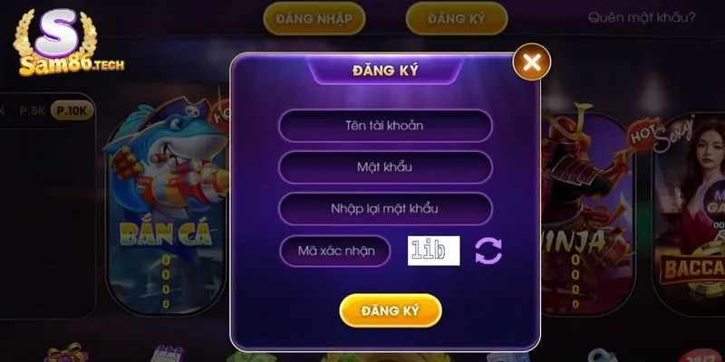 Quy trình 3 bước đăng ký thành viên cổng game